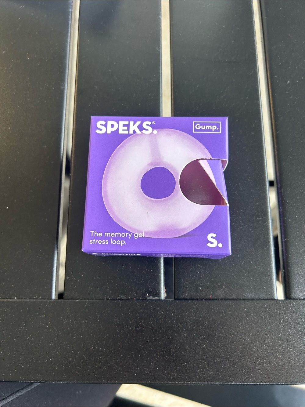 Speks Memory Gel Stress Loop - Purple viral